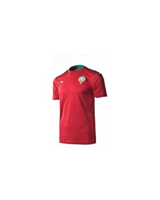 Maroc Tenue Domicile Réplique 2020-2021 T-shirt PUMA en coloris Rouge | Lyst