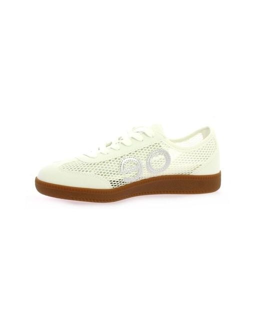 Baskets basses Baskets toile Eoligeros en coloris White