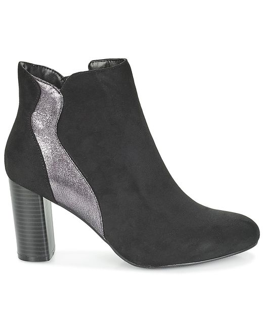 Moony Mood Enkellaarzen Jerda in het Black