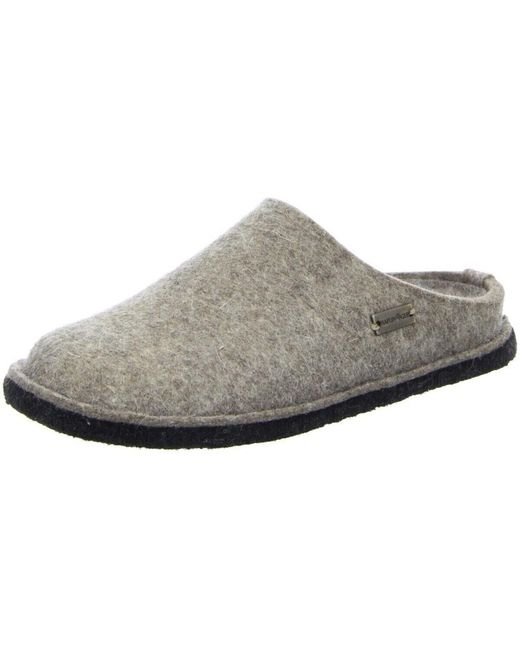 Chaussons Haflinger pour homme en coloris Gray