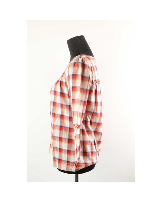 Blouses Blouse en coton multicolore Des Petits Hauts en coloris Red