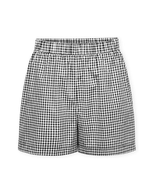 ONLY Korte Broek Maye Check Shorts in het Black