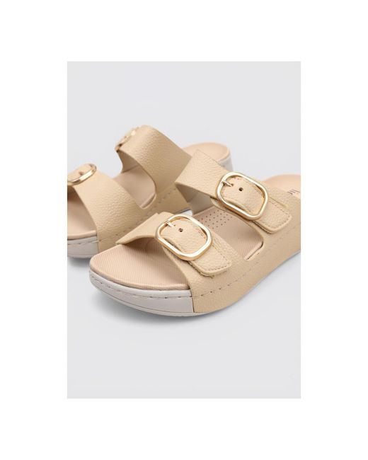 Sandales Compensées Variable Limma en coloris Metallic