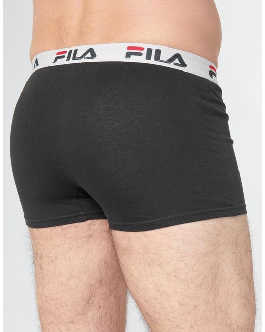 Boxers Fila pour homme en coloris White