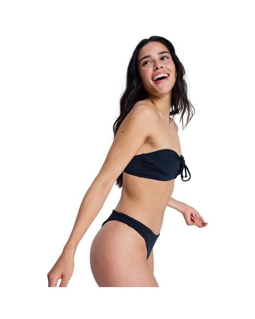 Maillots de bain Solid Essentials Bandeau Roxy en coloris Blue