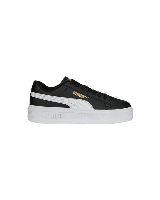 Baskets basses Smash Platform V3 PUMA en coloris Black