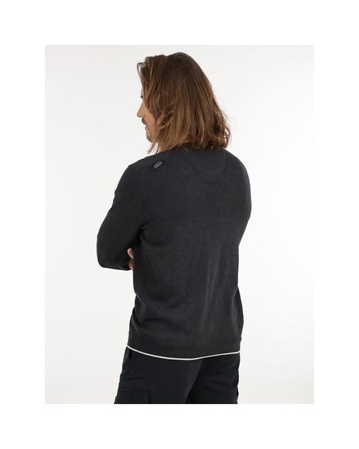 Pull Pull essentiel col v pivega Oxbow pour homme en coloris Black