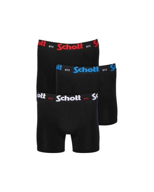 Boxers SC-BURT-X3 Schott Nyc pour homme en coloris Black
