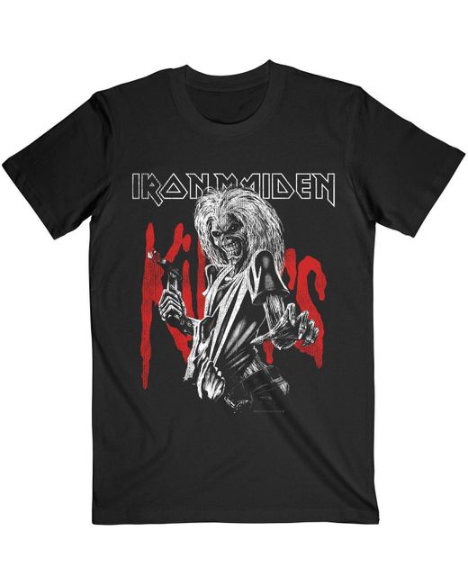 T-shirt Killers Eddie Large Graphic Distress IRON MAIDEN pour homme en coloris Black