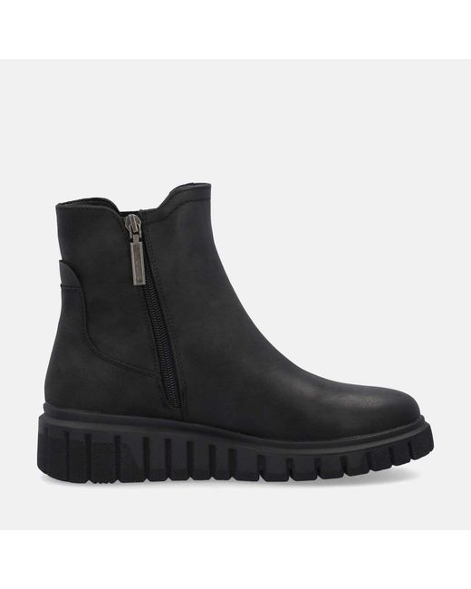 Bottines Tronchetto Refresh en coloris Black