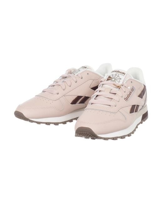 Baskets basses Classic Reebok en coloris Pink