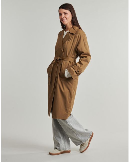ONLY Trenchcoat Onlorchid in het Natural