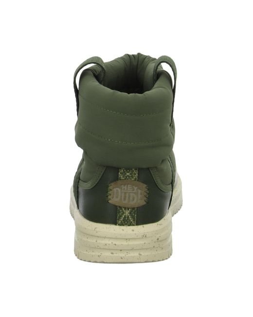 Bottes neige HeyDude en coloris Green