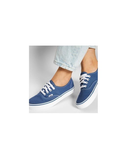 Vans Lage Sneakers Authentic in het Blauw voor heren - Bespaar 15% - Lyst