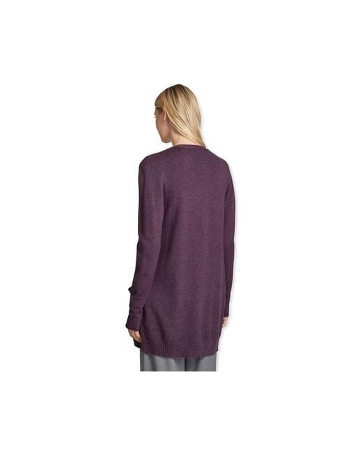 Manteau Noos Ril Cardigan - Plum Perfect Vila en coloris Purple