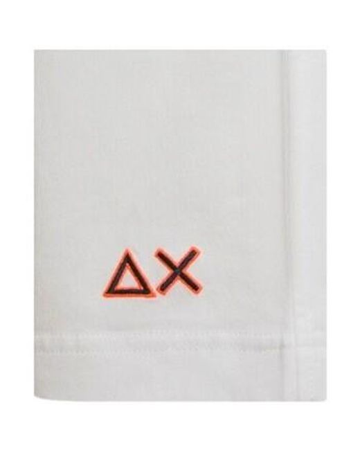 Jeans Short de plage avec logo blanc Sun 68 pour homme en coloris White