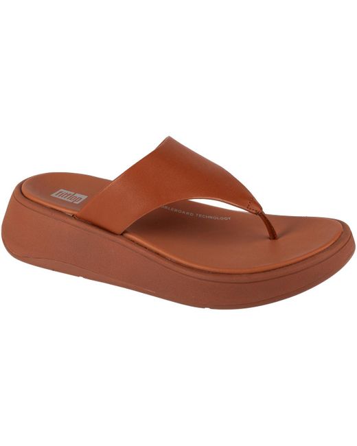 Tongs F-Mode Fitflop en coloris Brown