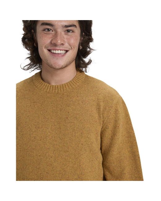 Pull Slow Song Neppy Quiksilver pour homme en coloris Brown
