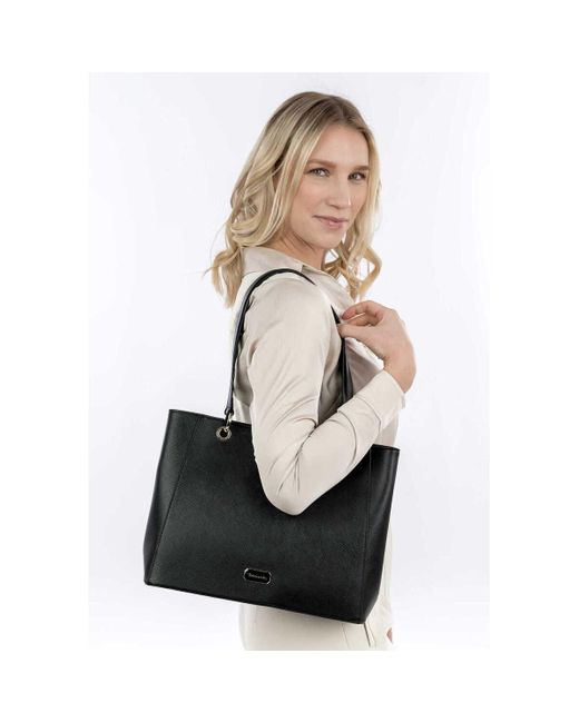 Cabas Sac à dos TAS Faria Tamaris en coloris Black