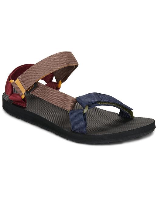 Sandales plates Original Universal Teva pour homme en coloris Brown