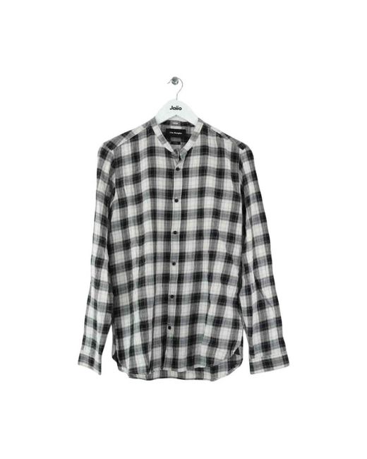 Chemise Chemise en coton grise The Kooples pour homme en coloris Black