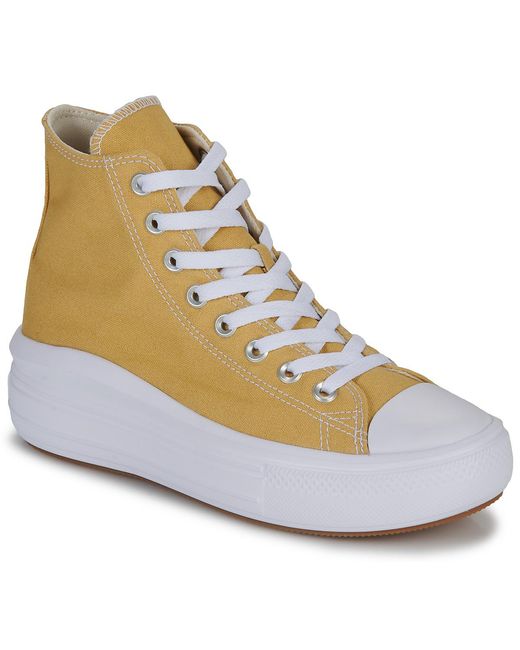 Baskets montantes CHUCK TAYLOR ALL STAR MOVE PLATFORM SEASONAL COLOR Converse en coloris Blue