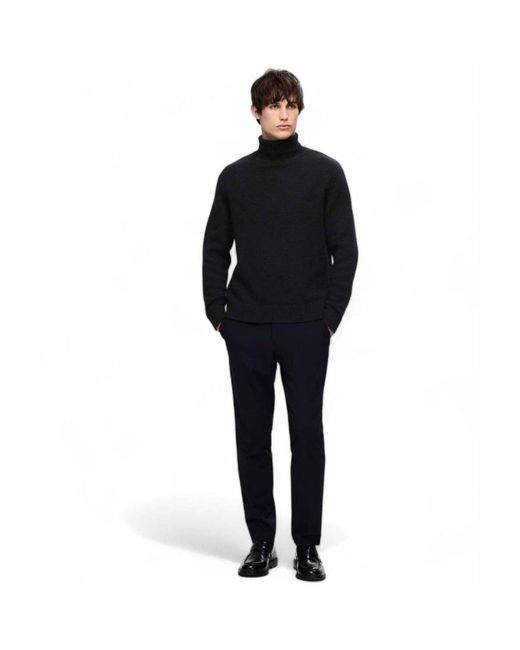 Pull 14797350732150 SELECTED pour homme en coloris Black