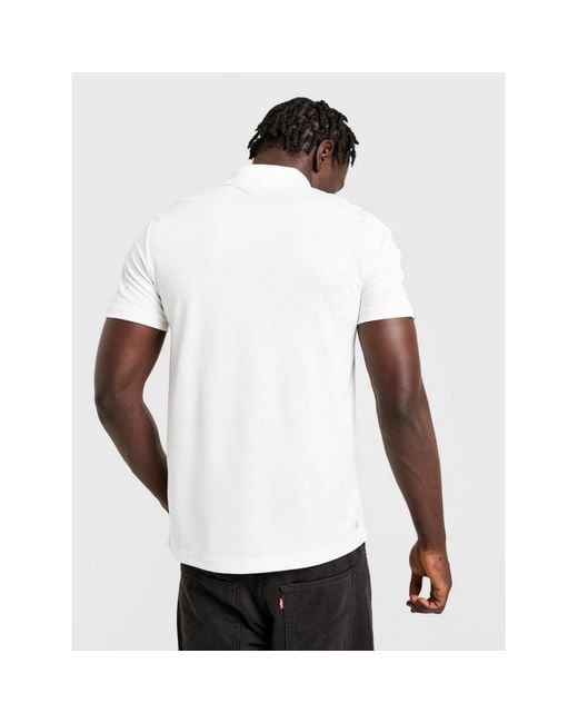 Polo Men s s/s polo technical capsule Lacoste pour homme en coloris White