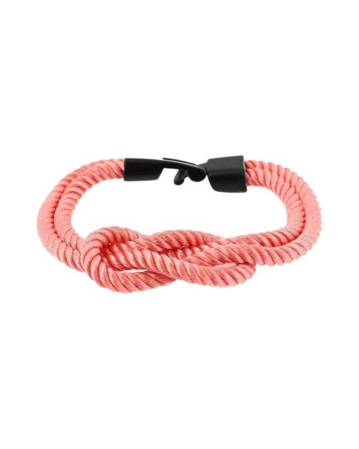 Bracelets Bracelet Noeud marin corde Clj Charles Le Jeune pour homme en coloris Red