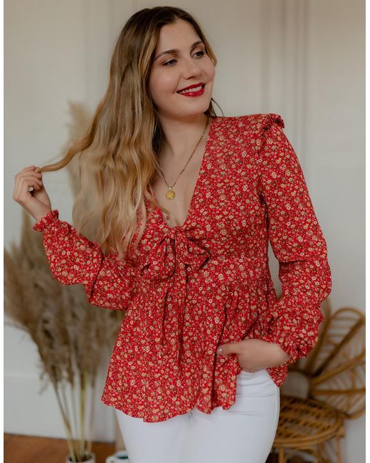 Blouses Rossignol Celeste en coloris Red