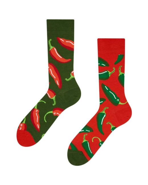 Socquettes Chaussettes Piments Rouges et Verts Dedoles pour homme en coloris Green