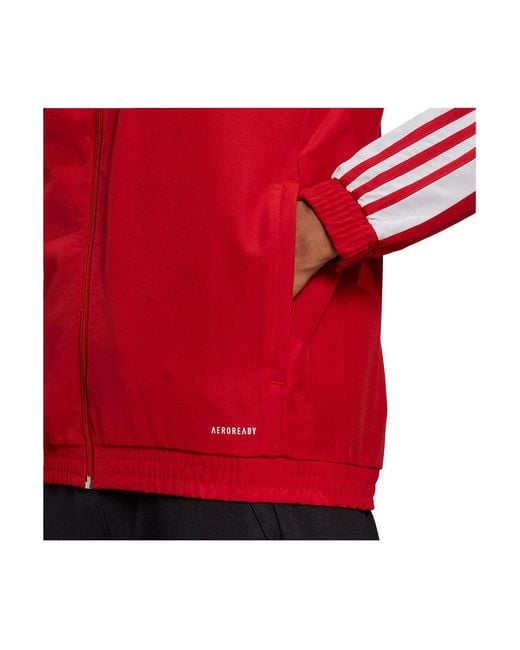Veste SQ21 PRE JKT Adidas pour homme en coloris Red