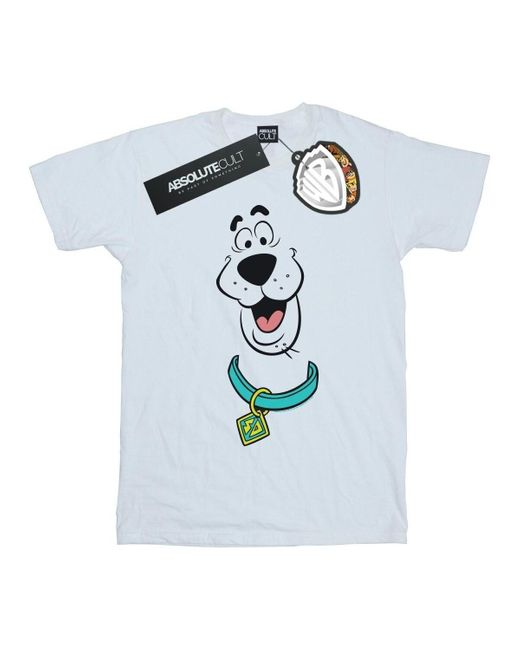 T-shirt Big Face Scooby Doo en coloris Blue