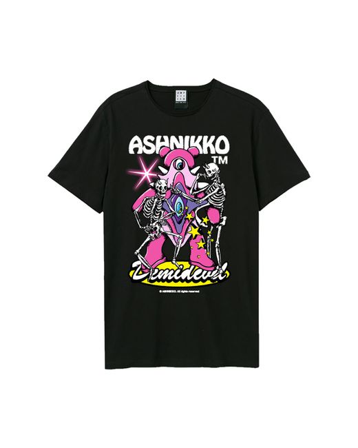 T-shirt Demidevil Amplified en coloris Black