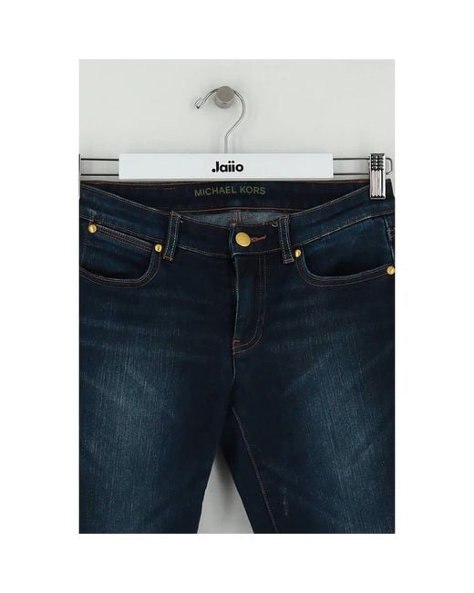 Jeans Jean slim en coton bleu MICHAEL Michael Kors en coloris Blue