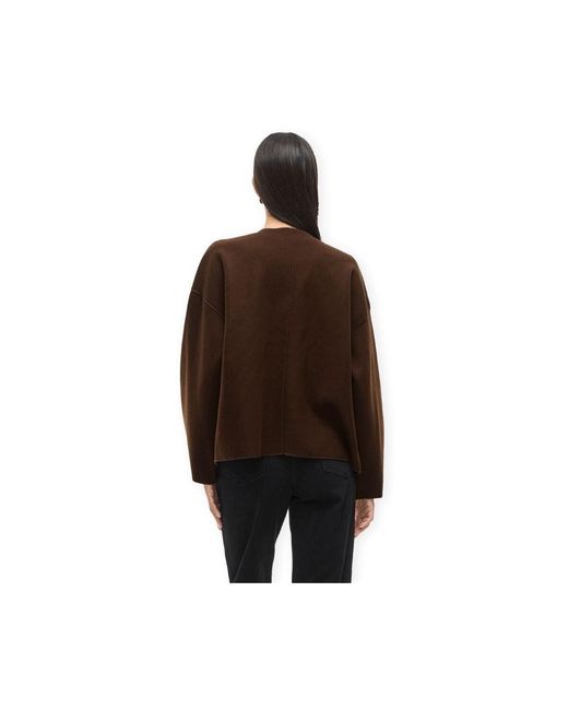 Manteau Noos Juice Loose Jacket - Coffee Bean Vila en coloris Brown