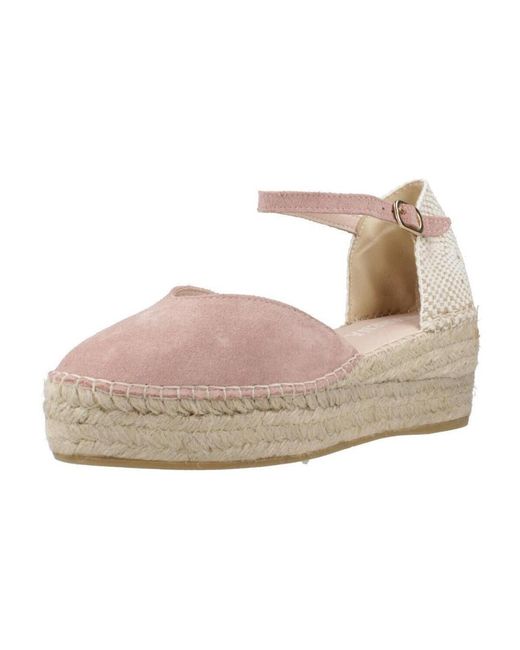 Espadrilles JAVA22 Macarena en coloris Pink