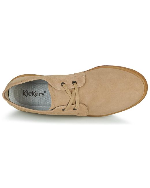Kickers Nette Schoenen Salhin in het Naturel voor heren - Bespaar 5% - Lyst