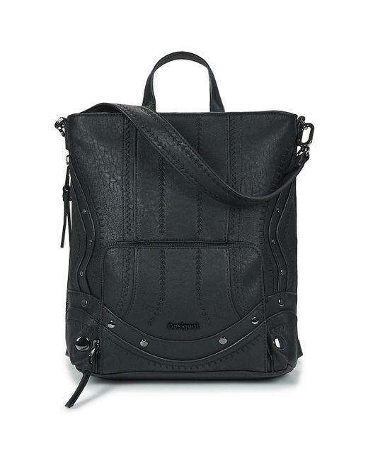 Zaini Backpack Embro Patch Pretoria Mini di Desigual in Black