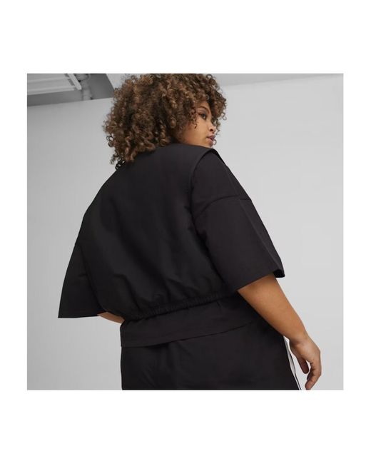 Veste DARE TO WOVEN VEST PUMA en coloris Black
