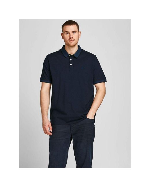 Polos Jack & Jones pour homme en coloris Blue