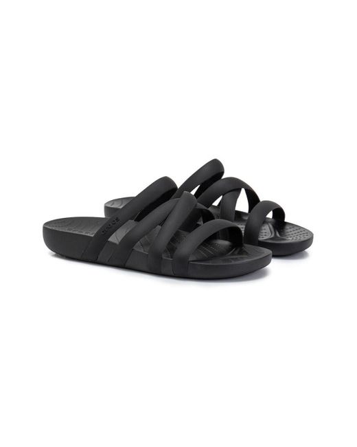 Tongs Splash Strappy Sandal CROCSTM en coloris Black