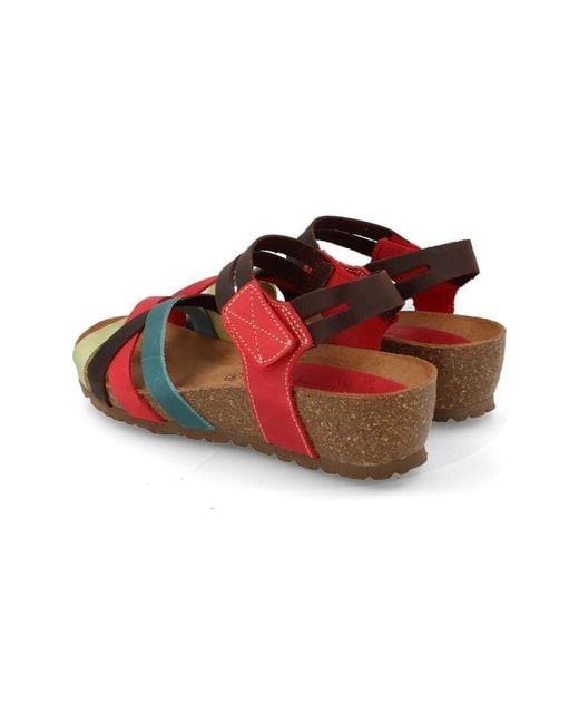 Sandales Interbios en coloris Red