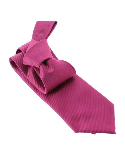 Cravates et accessoires Cravate Monochrome Clj Charles Le Jeune pour homme en coloris Purple