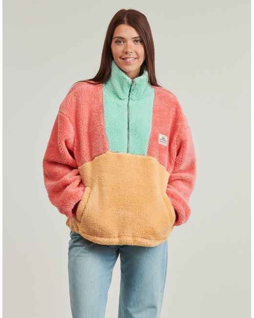 Polaire BLOCK PARTY POLAR FLEECE Rip Curl en coloris Orange
