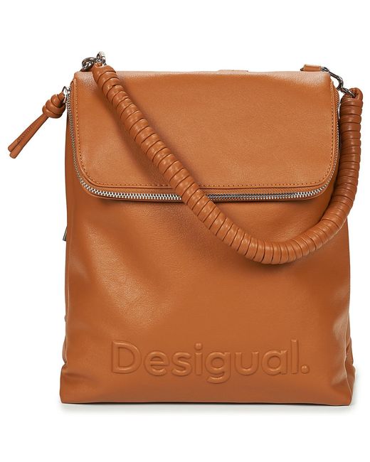 Desigual Brown Rucksack Half Hampton