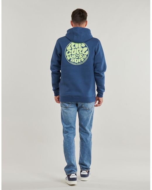 Sweat-shirt WETSUIT ICON HOOD Rip Curl pour homme en coloris Blue