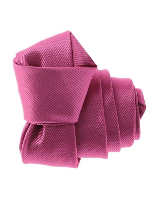 Cravates et accessoires Cravate Monochrome Clj Charles Le Jeune pour homme en coloris Purple