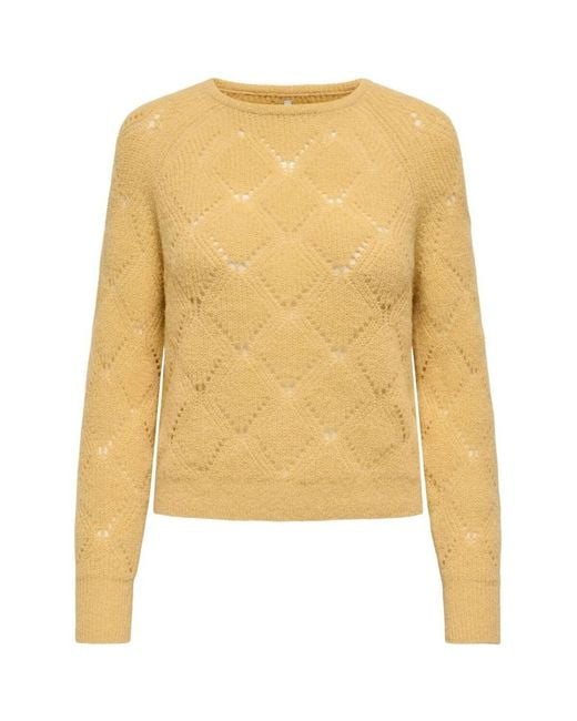 Pull 91842 ONLY en coloris Yellow