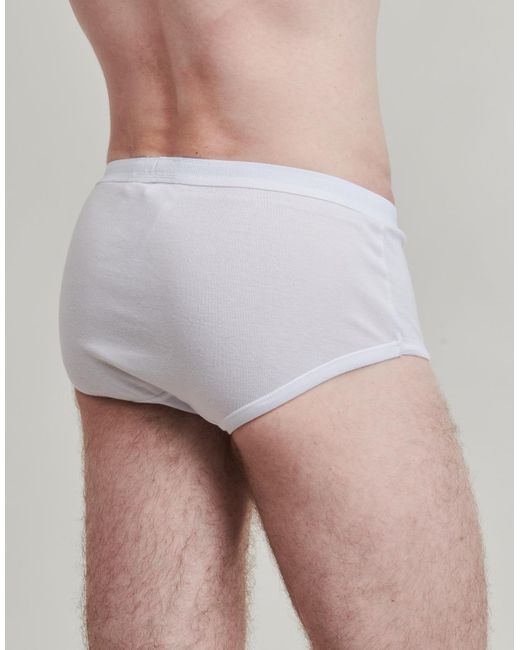 EMINENCE Slips Heritage Pur Coton in het White voor heren